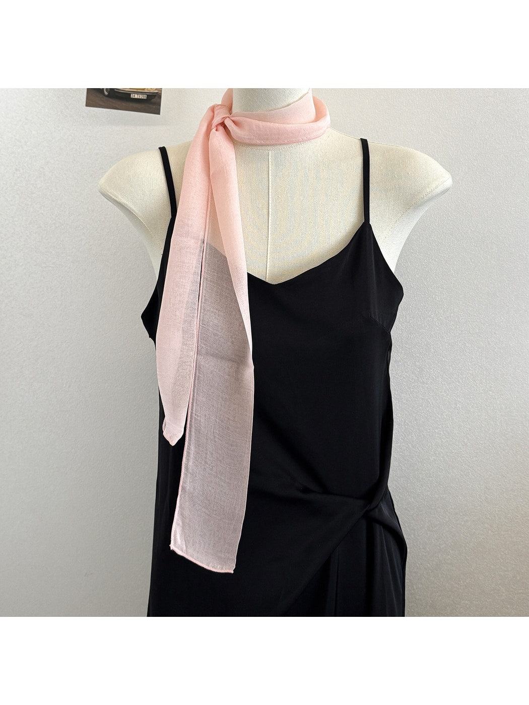 Scarvii - Retro Style Solid Narrow Scarf