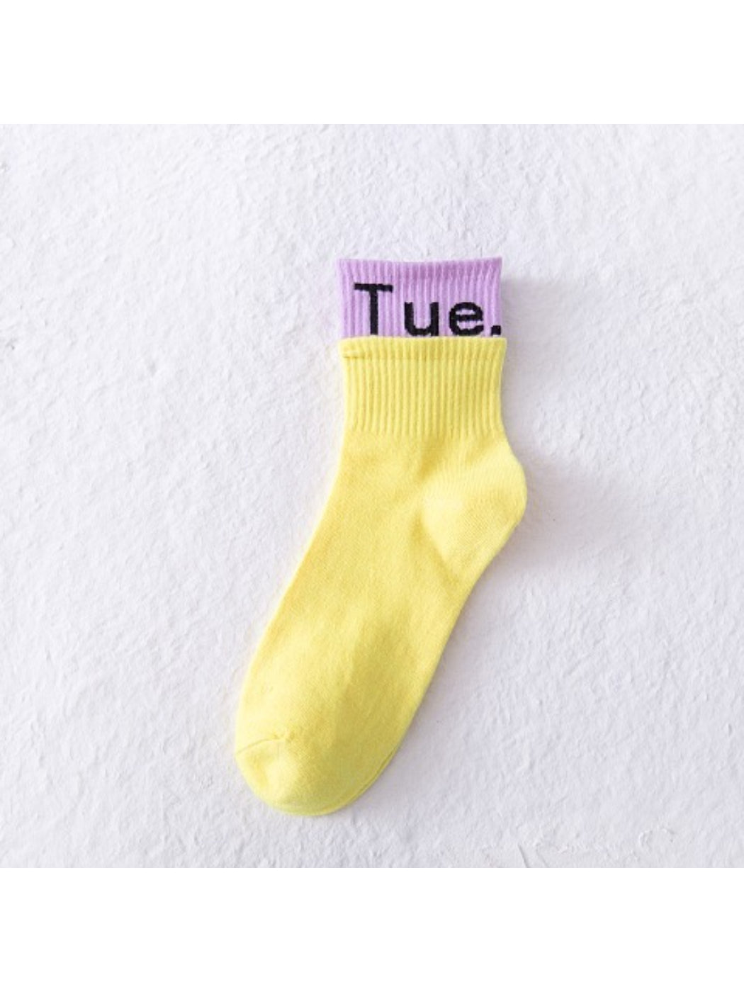 Rufia - Monday to Sunday Text Colour Crew Socks product image 6