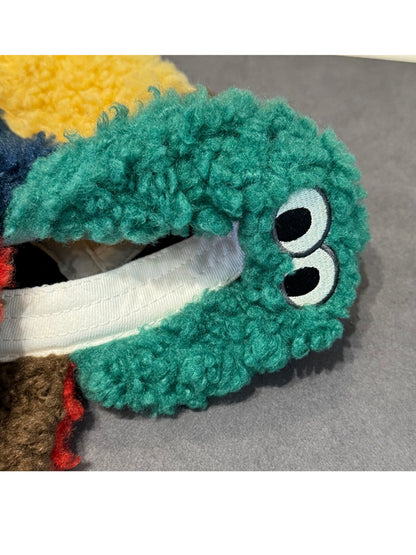 Haila - Patchwork Fuzzy Earflap Winter Hat