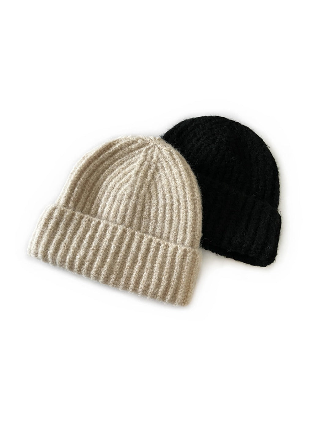 Haila - Winter Unisex Solid Color Knitted Beanie