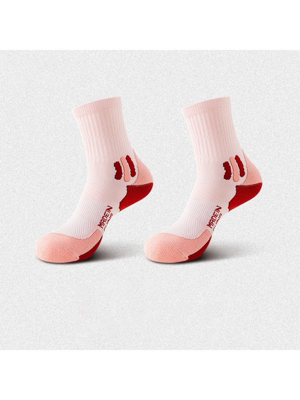 Rufia - Color Block Sport Cushion Crew Socks