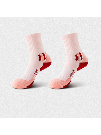 Rufia - Color Block Sport Cushion Crew Socks