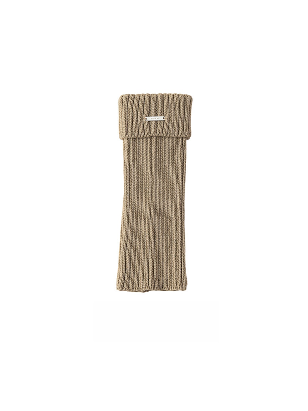 Cozyra - Ribbed Buckle Detail Slouch Leg Warmers