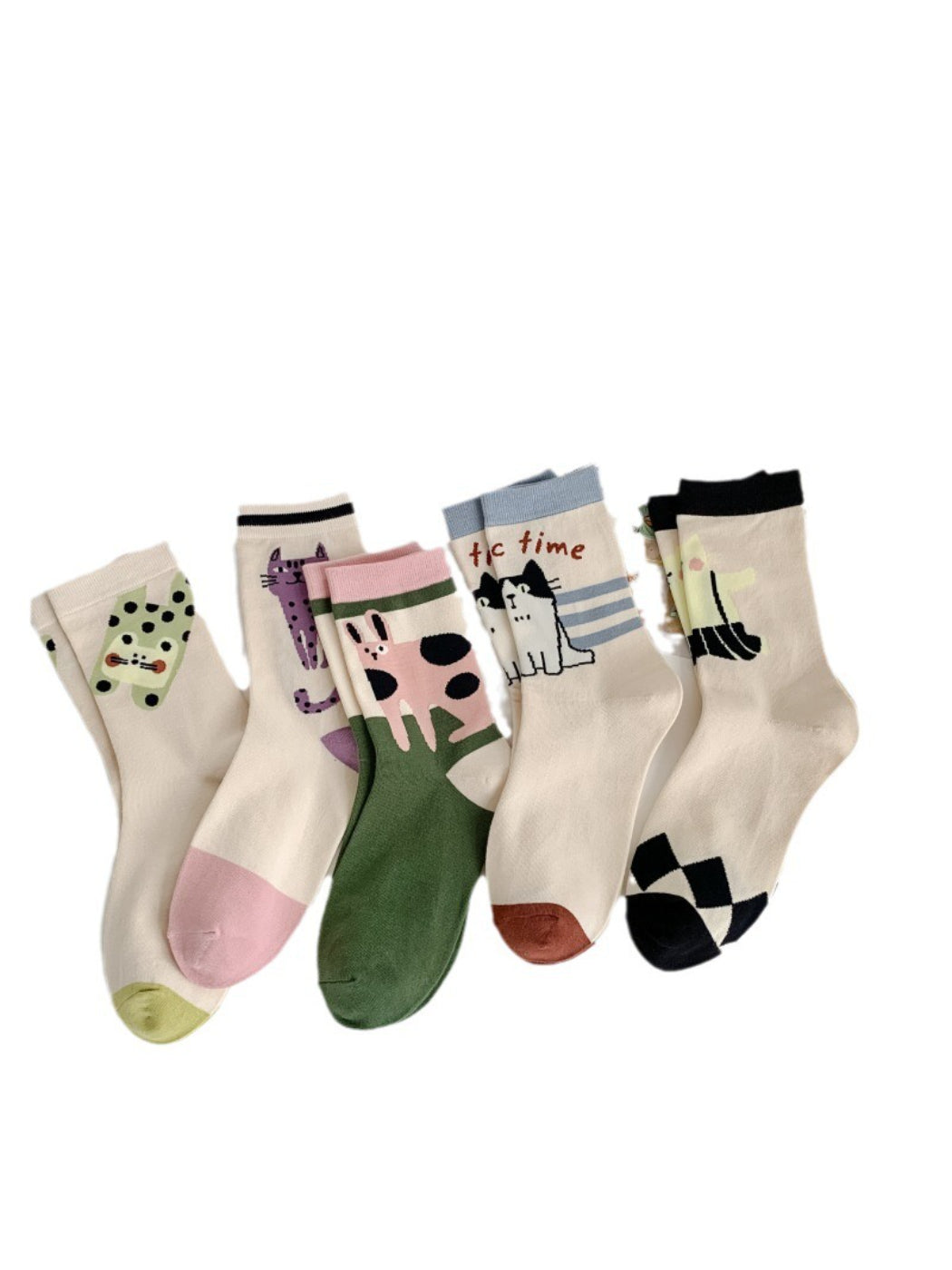 Rufia - Cartoon Animal Graphic Crew Socks product image 1