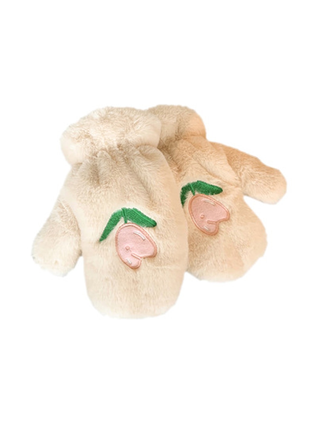 Gloving - Tulip Accent Plush Winter Mittens