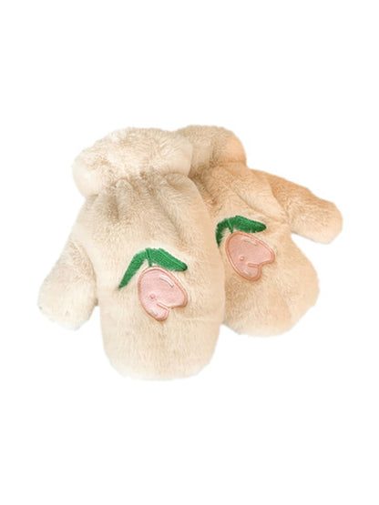 Gloving - Tulip Accent Plush Winter Mittens
