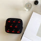 Cosbai - Compact Pouch with Cherry Print for Women