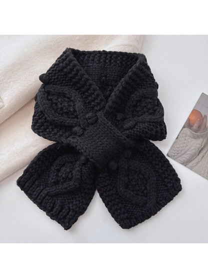 Scarvii - Warm Knit Bow Scarf