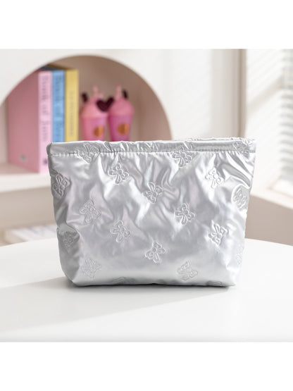 Cosbai - Minimalist Pattern Cosmetic Organizer Bag