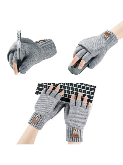 Gloving - Convertible Knit Fingerless Gloves