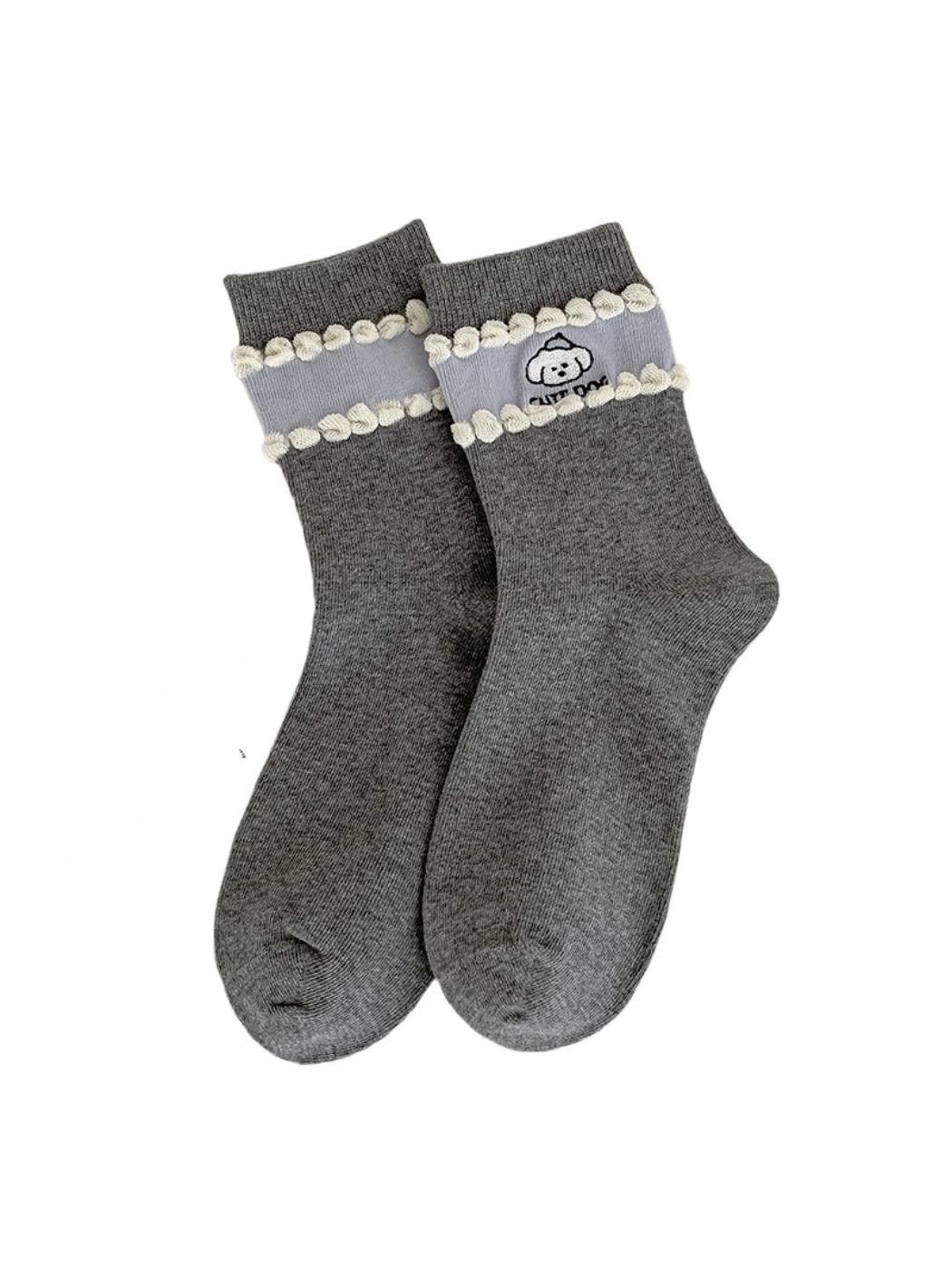 Rufia - Cute Puppy Crew Socks