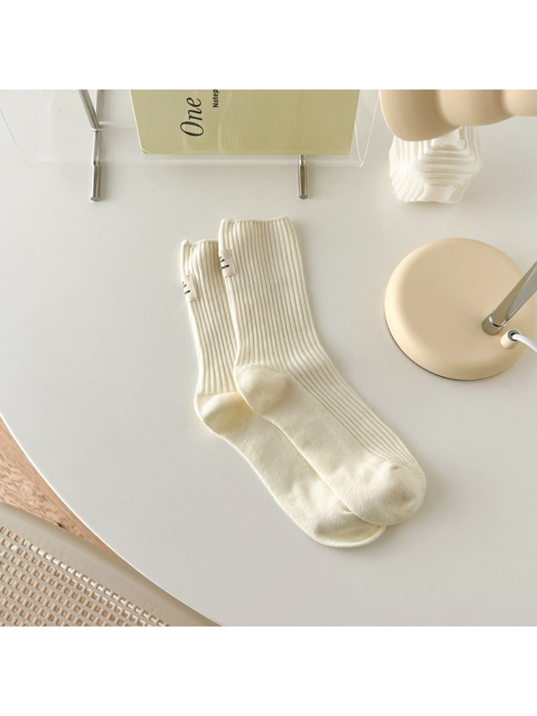 Rufia - Soft Tone Ribbed Crew Socks product image 6