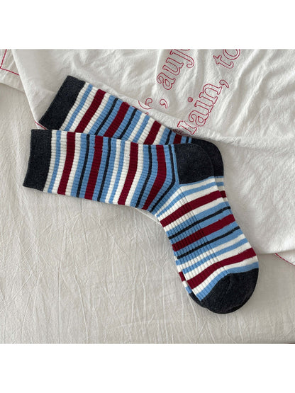 Rufia - Soft Ribbed Stripe Daily Crew Socks product image 9