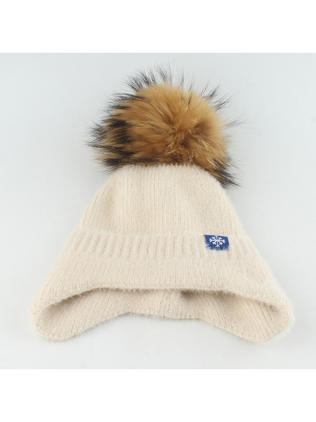 Haila - Simple Brimless Ear Coverage Knit Beanie