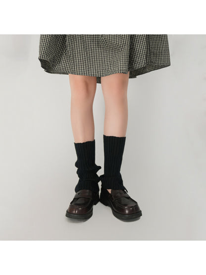 Cozyra - Button Split Rib Knit Leg Warmers