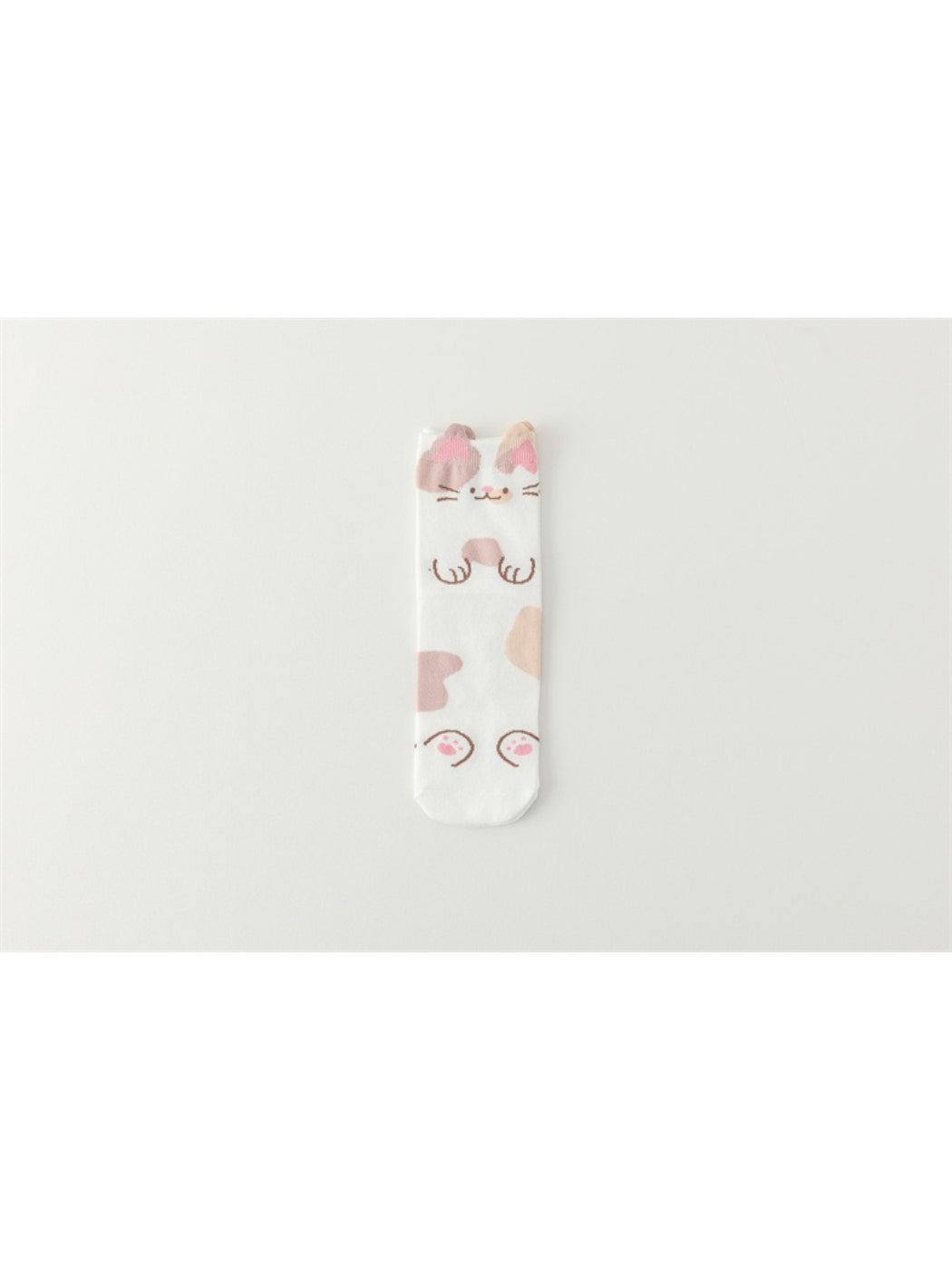 Rufia - Playful Kitty Faces Crew Socks