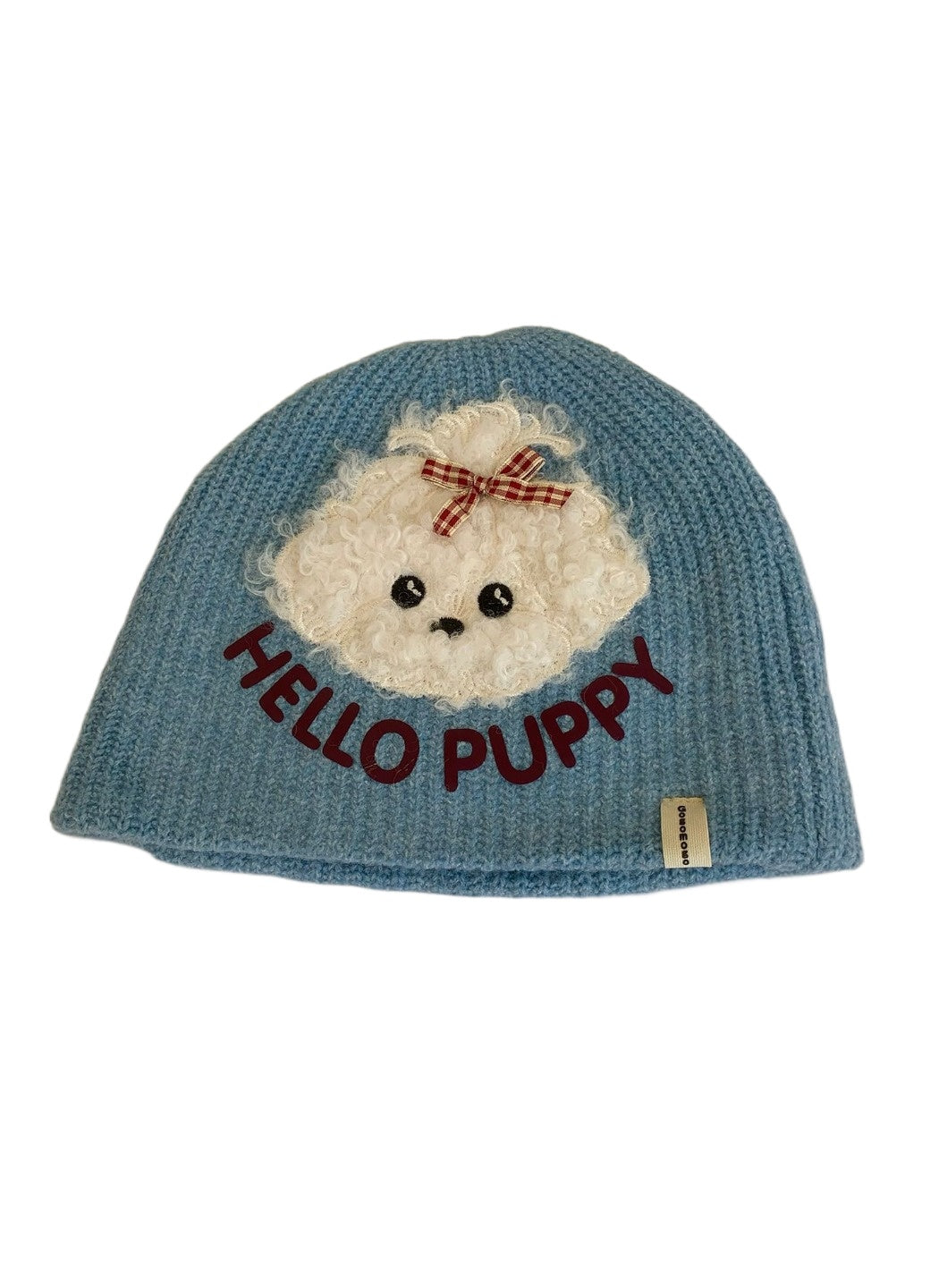 Haila - Textured Puppy Knit Beanie