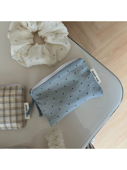 Cosbai - Classic Patterned Zipper Coin Purse