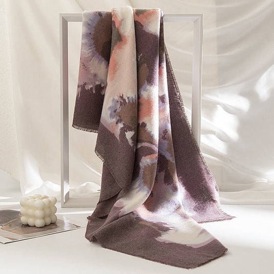 Scarvii - Ink Wash Pattern Autumn-Winter Scarf