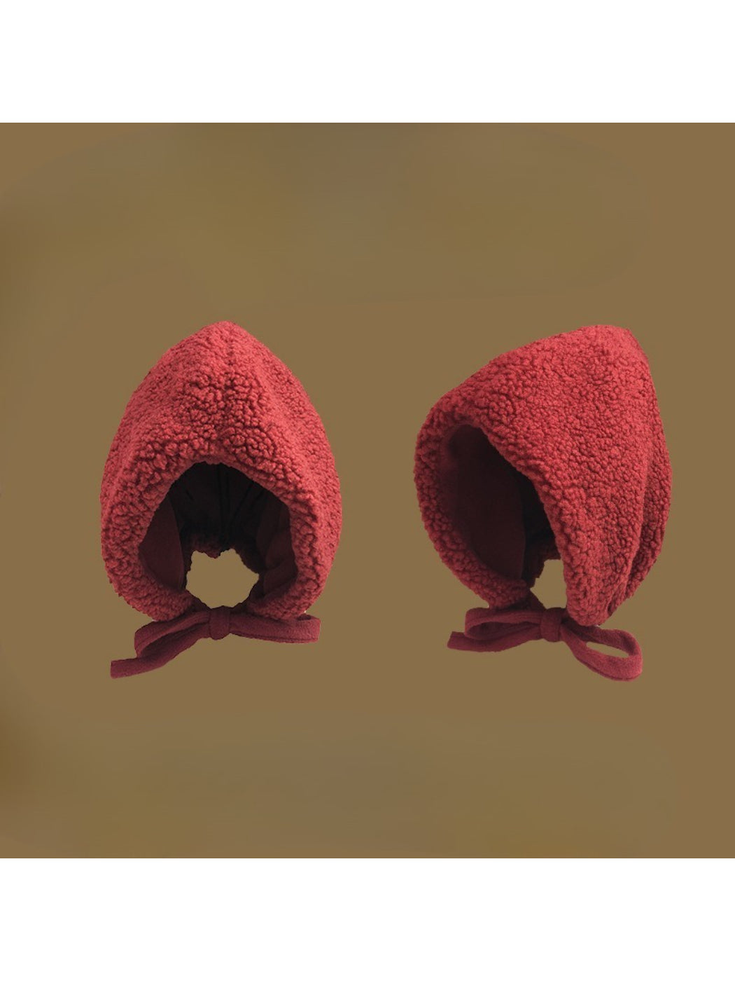 Haila - Fleece Tie-Up Winter Bonnet Hat