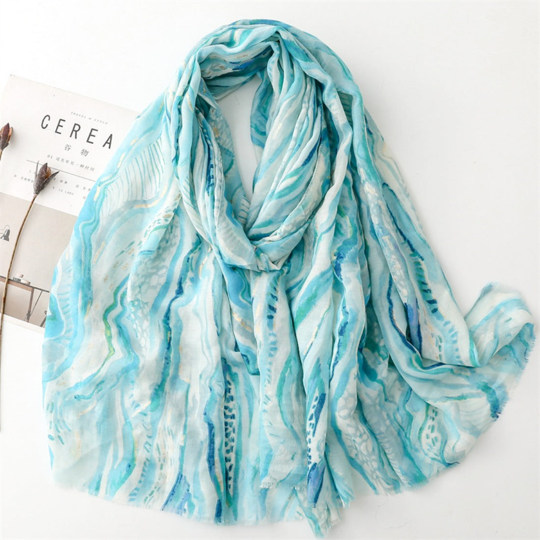 Scarvii - Landscape Pattern Fall & Winter Warm Scarf