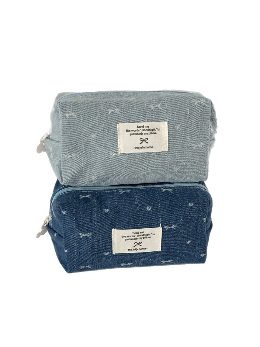 Cosbai makeup pouch open showing interior space and lining
