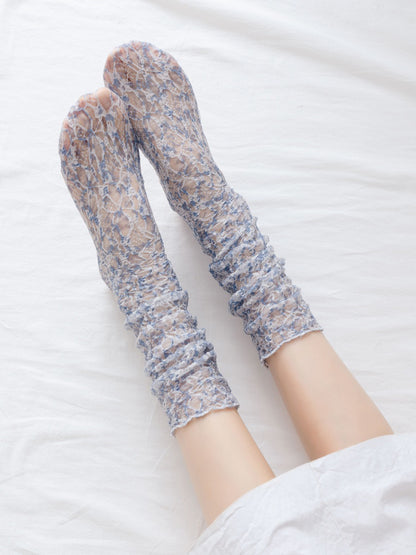 Rufia - Ditsy Floral Sheer Socks