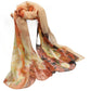 Scarvii - Vibrant Peony Print Scarf - Light & Feminine