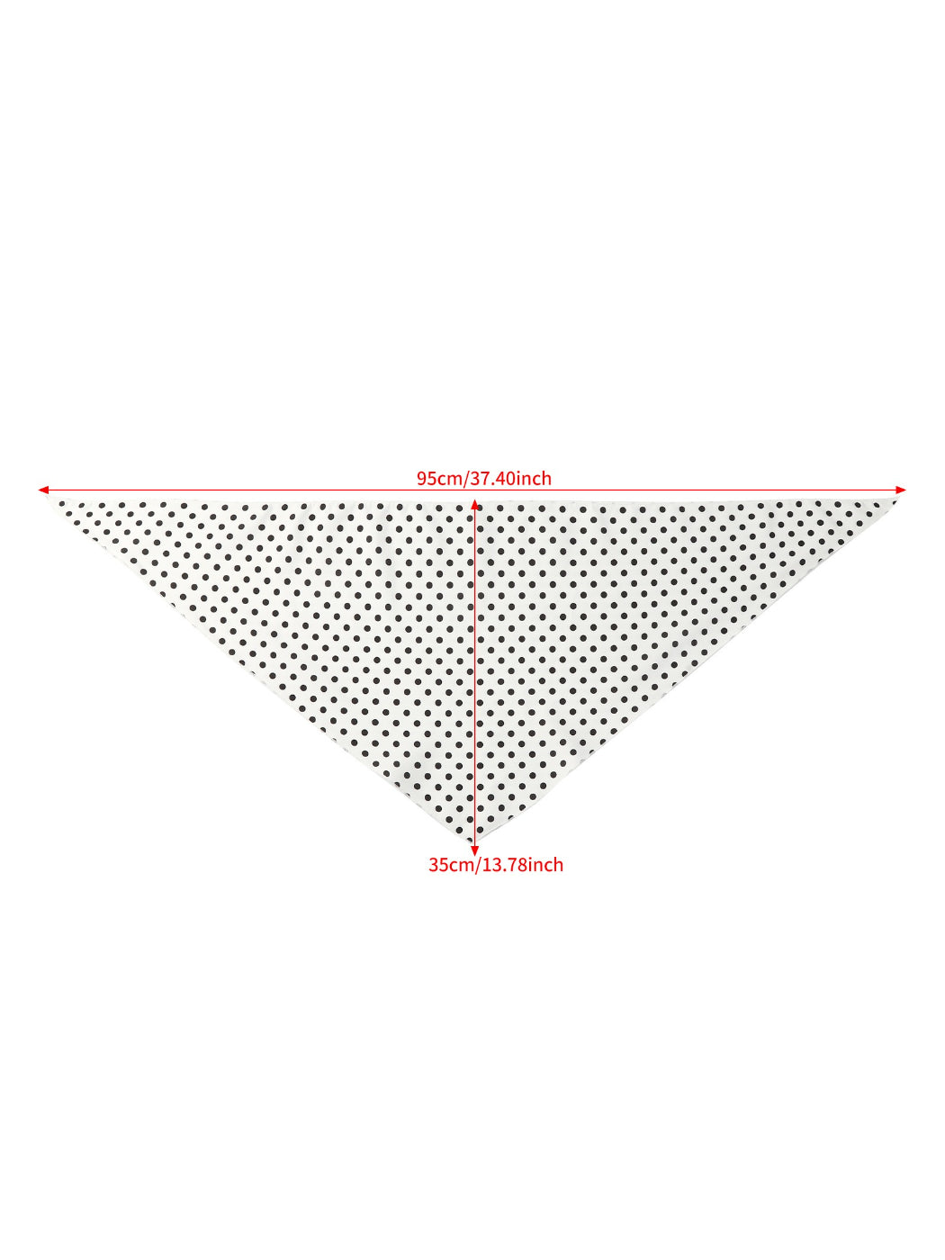 Scarvii Polka Dot Triangle Scarf