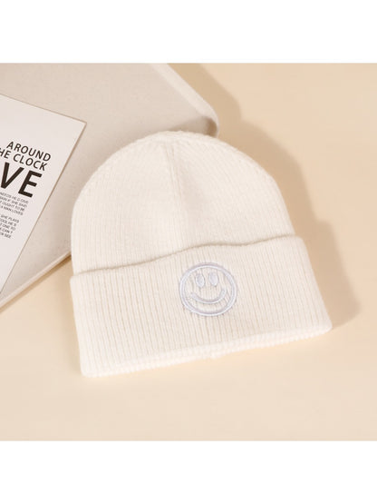 Haila - Winter Knitted Beanie with Smiling