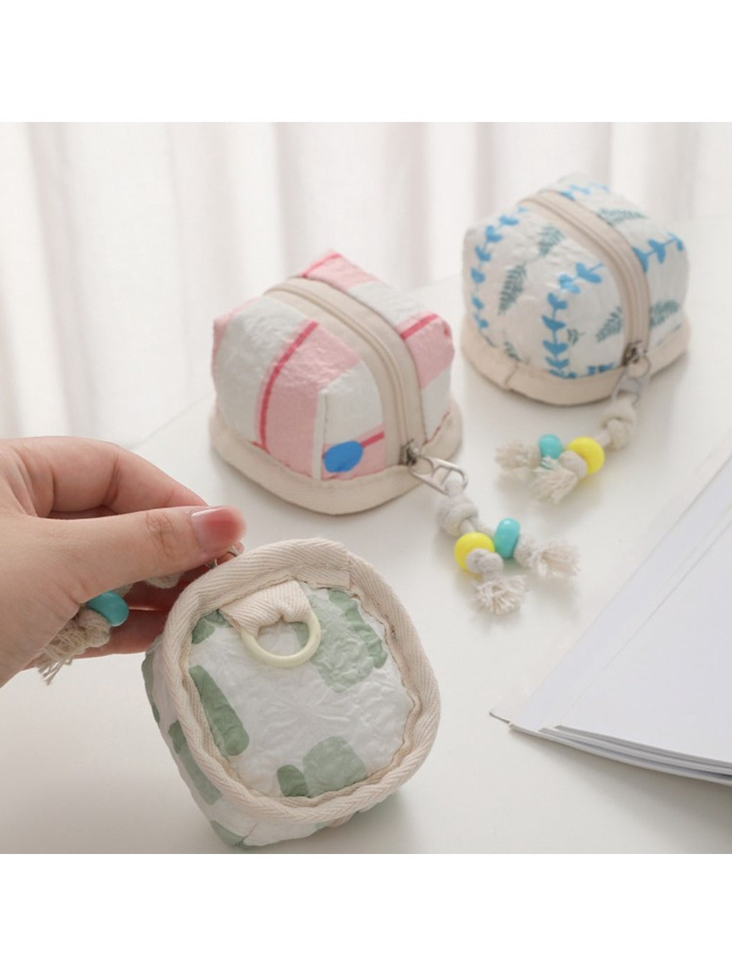 Cosbai - Cute Earphone Pouch with Cartoon Pattern