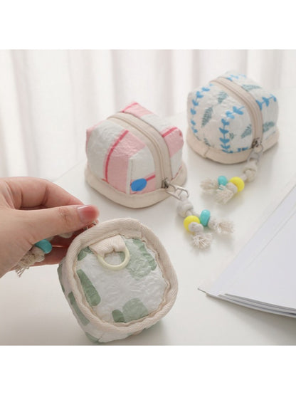 Cosbai - Cute Earphone Pouch with Cartoon Pattern