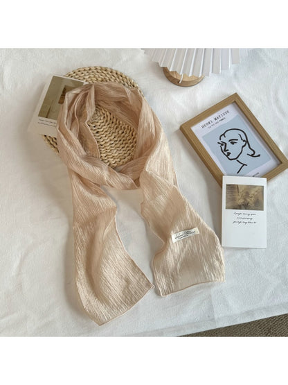 Scarvii - Minimal Long Narrow Neck Styling Scarf