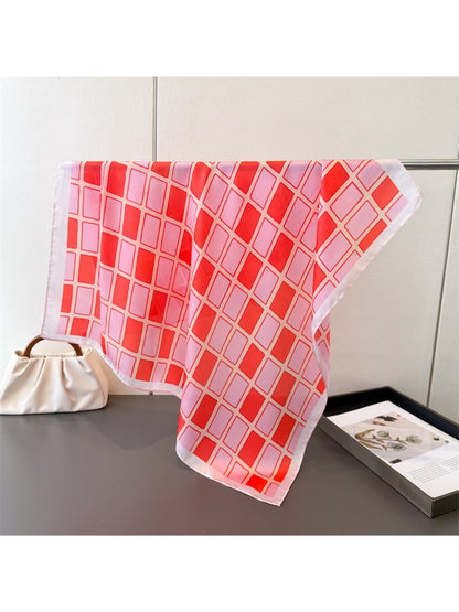Scarvii - Geometric Block Square Scarf
