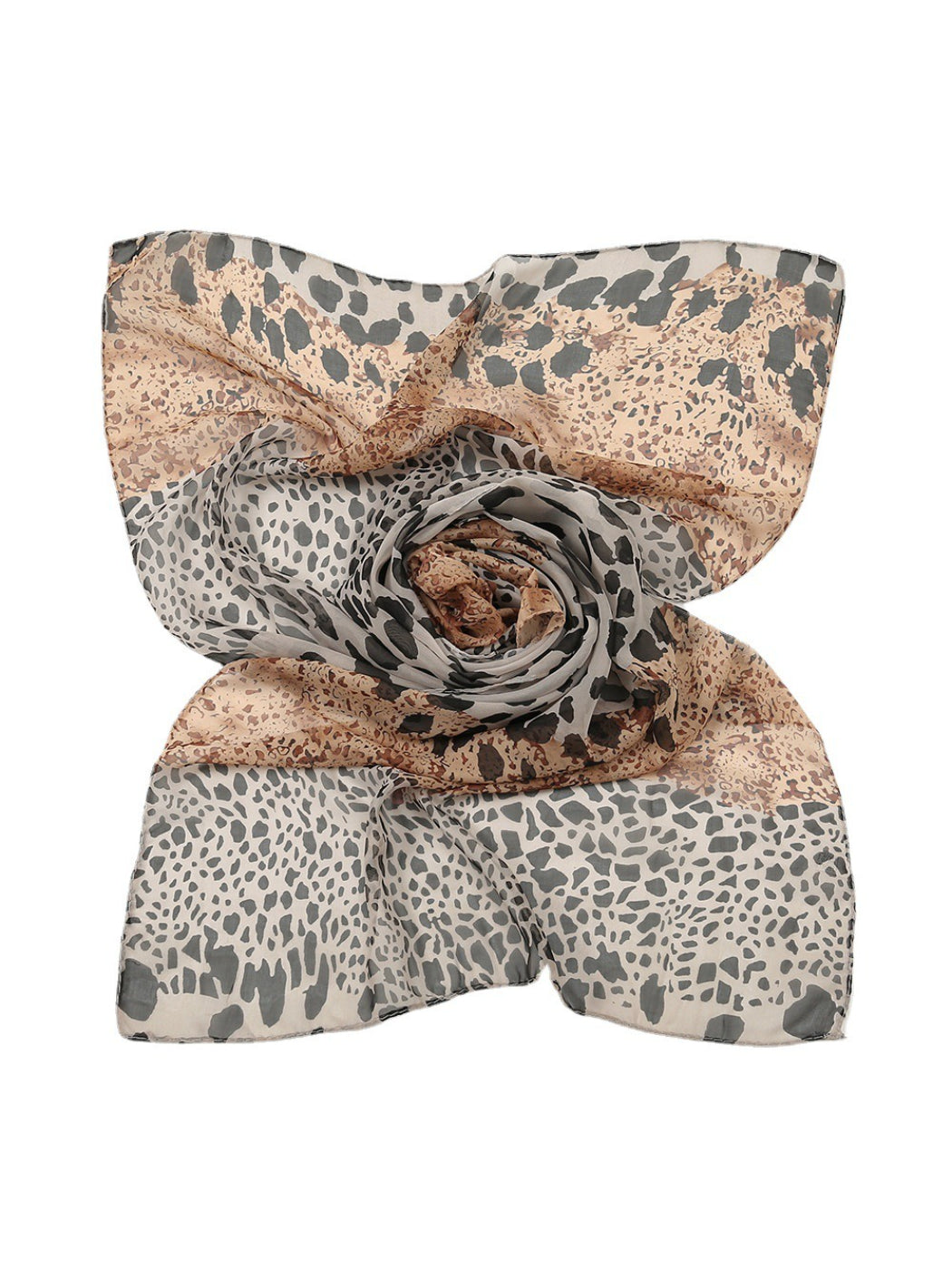 Scarvii - Leopard Fade Print Spring Summer Scarf