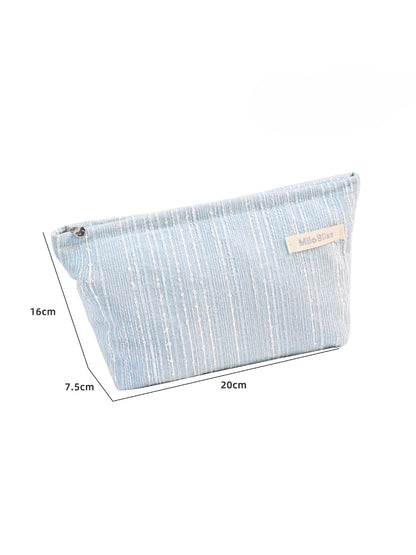 Cosbai Classic Daily Cosmetic Bag angled to show front and side views clearly