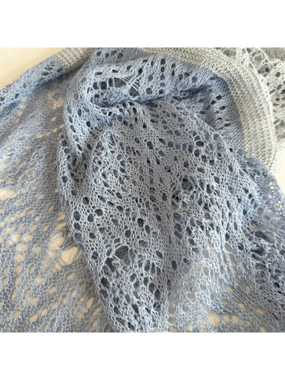 Scarvii - Simple Openwork Knit Scarf