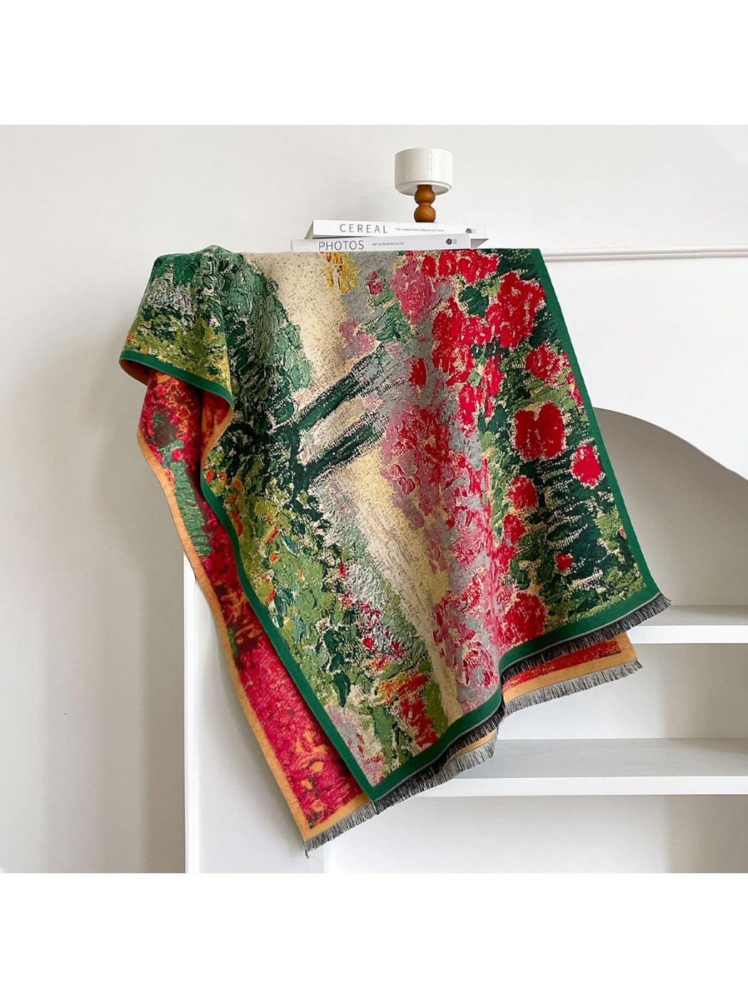 Scarvii - Vintage Abstract Art Paisley Print Scarf & Wrap