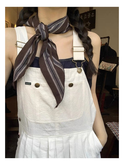 Scarvii Patterned Lightweight Triangle Scarf