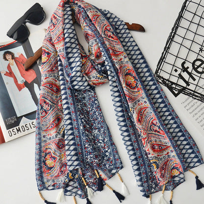 Scarvii - Boho Tassel Scarf 70.8"x35.4" - product image