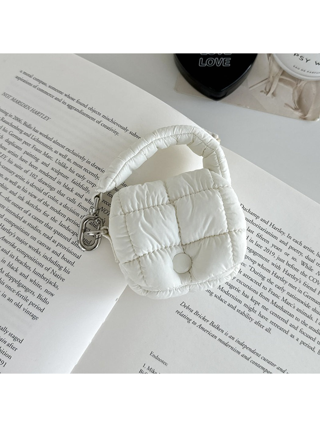 Cosbai - Quilted Mini Earbud Carrying Case