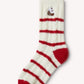 Rufia - Red & White Christmas Vibe Mid-Calf Socks