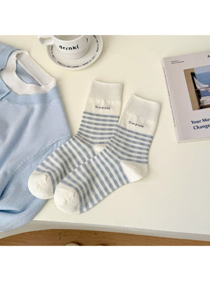Rufia - Micro Dot Contrast Cuff Ankle Socks product image 4