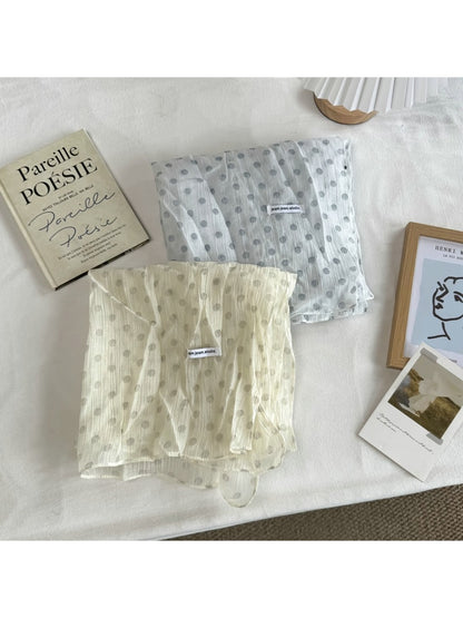 Scarvii - Lightweight Long Polka Dot Fashion Scarf