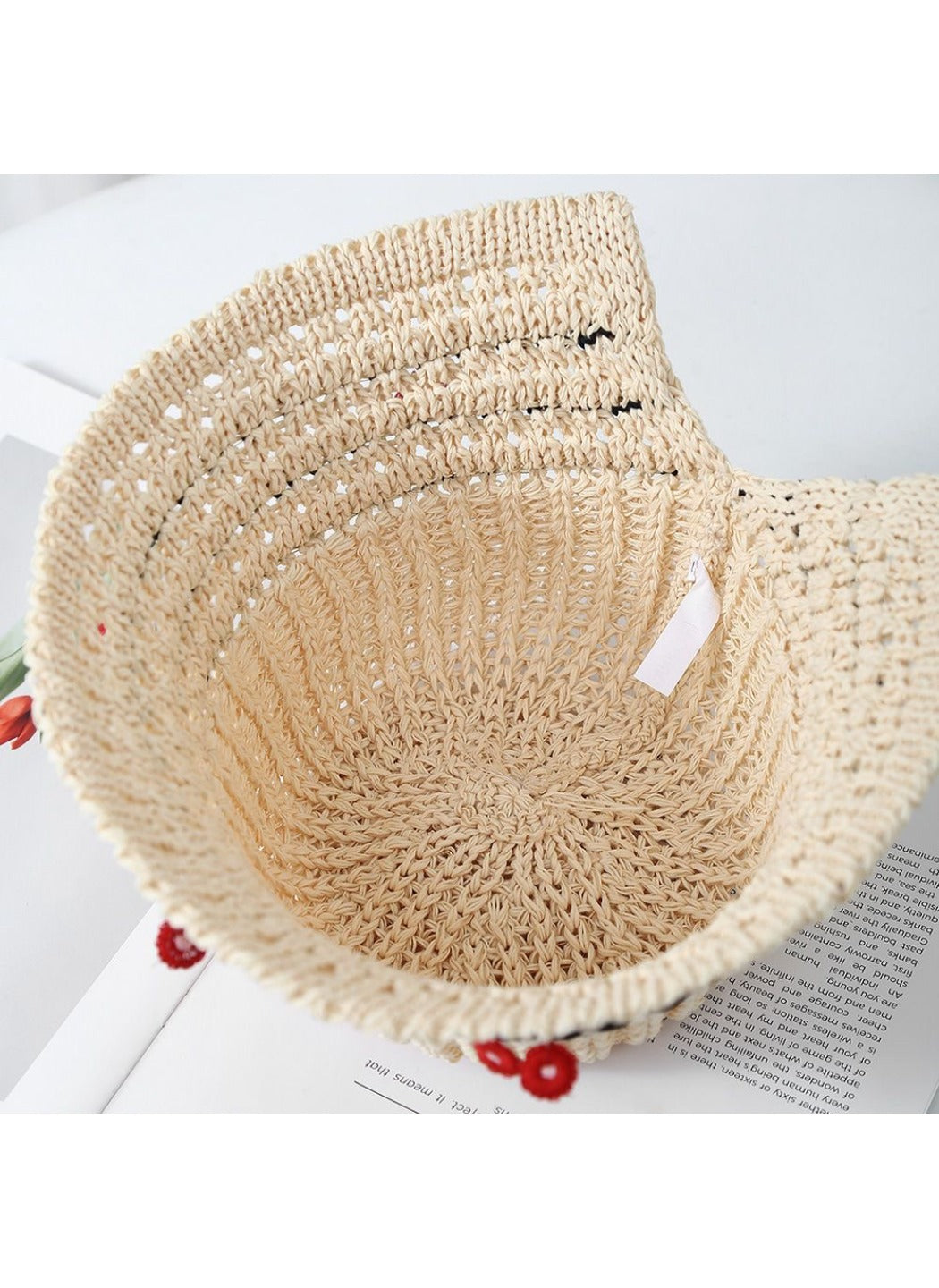 Haila - Fresh Bell‑Shape Hollow‑Out Wide‑Brim Bucket Hat