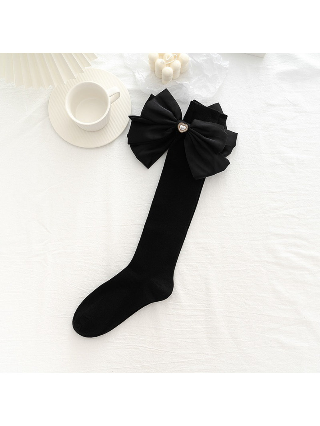 Rufia - Floral Bow Knee High Socks product image 3