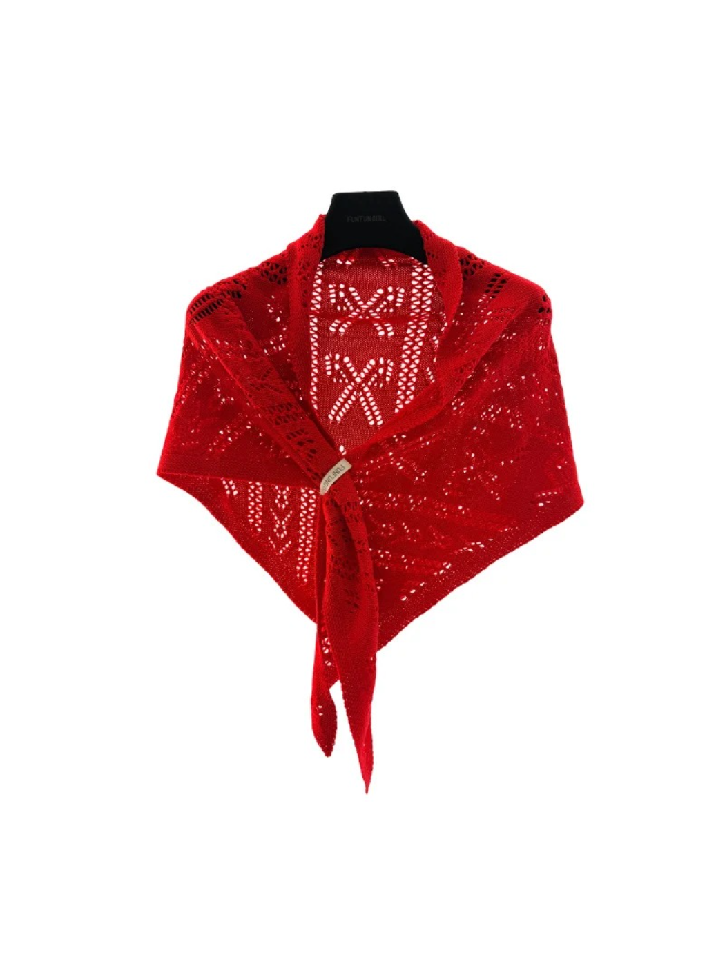 Scarvii - Textured Crochet Triangle Wrap