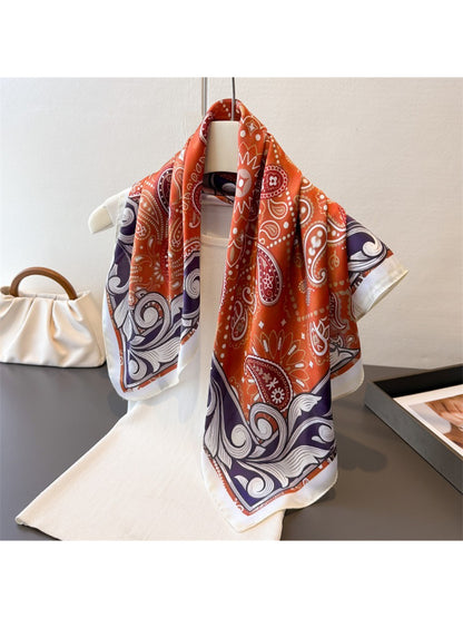Scarvii - Bold Paisley Border Scarf