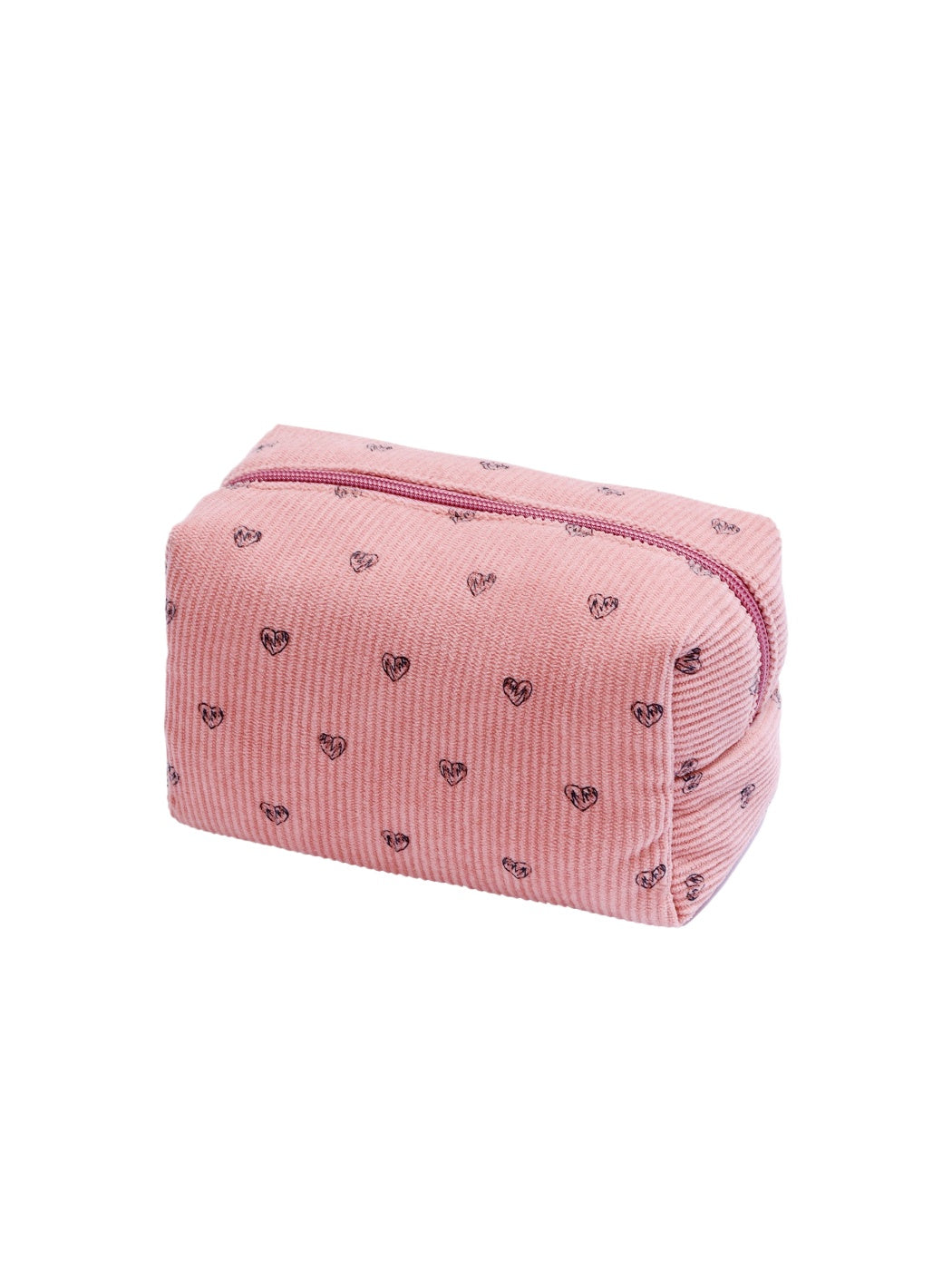 Cosbai - Soft Fabric Heart Cosmetic Bag detail view 2