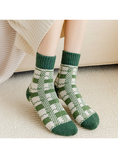Rufia - Forest Pattern Crew Socks